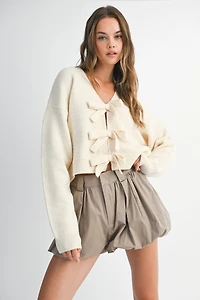 Reversible Bow Sweater