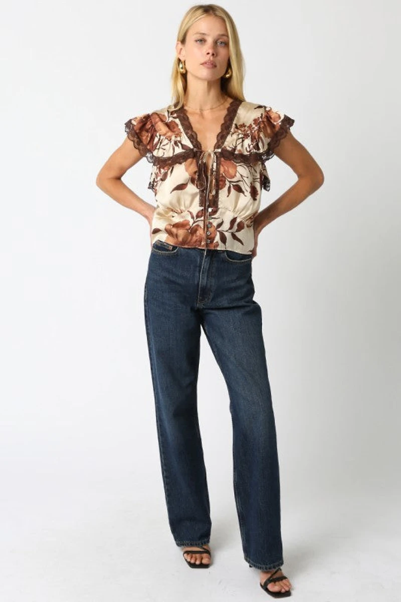 Parker Floral Lace Top