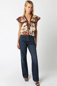 Parker Floral Lace Top