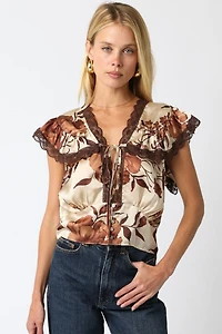 Parker Floral Lace Top