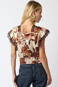 Parker Floral Lace Top