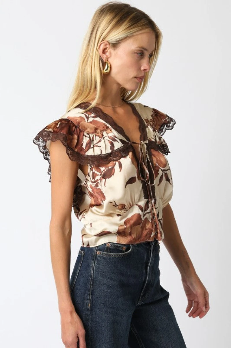 Parker Floral Lace Top