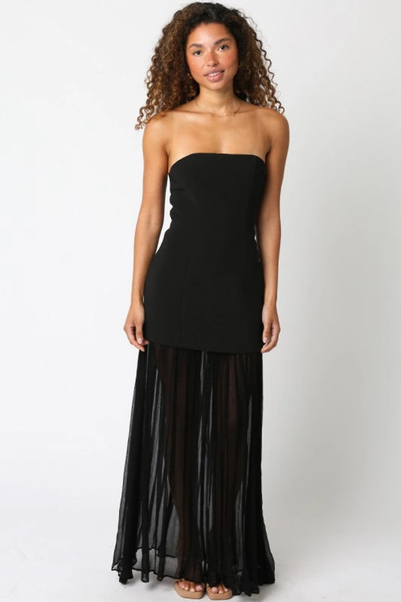 Black Leah Maxi Dress