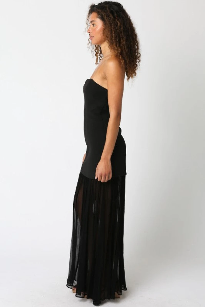 Black Leah Maxi Dress
