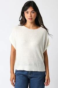 White Ali Knit Top