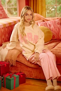 Pink Merry Christmas Sweatshirt