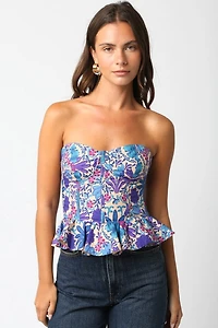 Ella Floral Tube Top