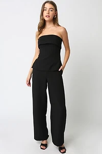 Black Emelia Tube Top