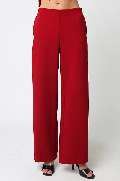 Red Emelia Pants