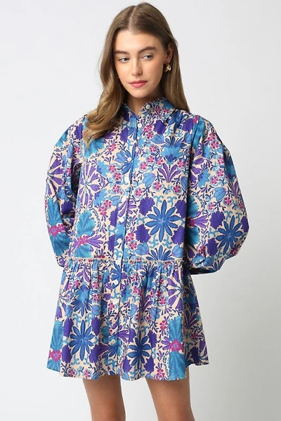 Rio Mar Puff Sleeve Dress