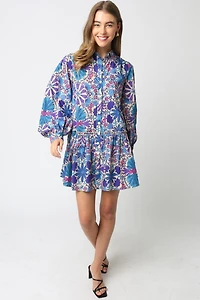 Rio Mar Puff Sleeve Dress
