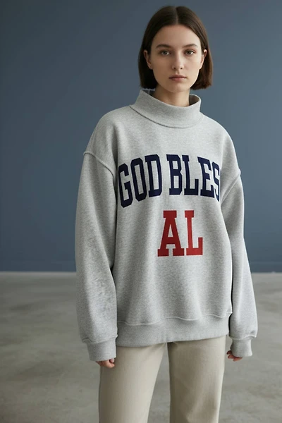 'God Bless AL' Mockneck