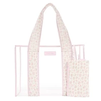 Quilted Floral Jelly Tote