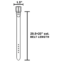 Silver Rectangle Concho Chain Belt