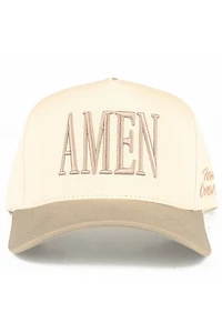 Beige Amen Hat