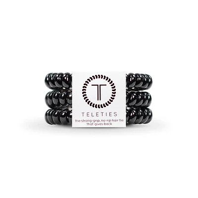 Spiral Hair Coils | Small | Jet Black Hair Ties