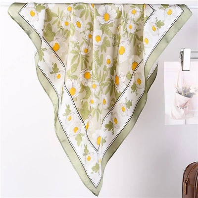 Spring Meadow Daisy Silky Banada Scarf