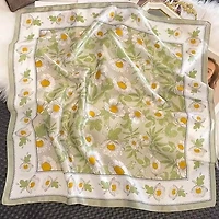 Spring Meadow Daisy Silky Banada Scarf
