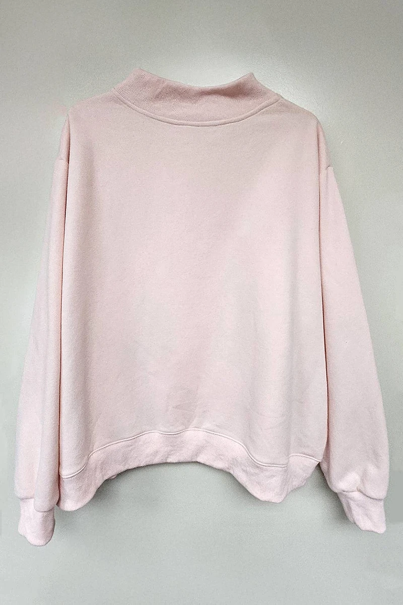 Pink Blessed Mockneck