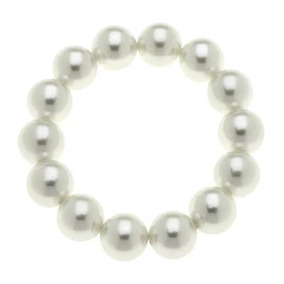 Beaded Pearl Stretch Bracelet