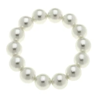 Beaded Pearl Stretch Bracelet
