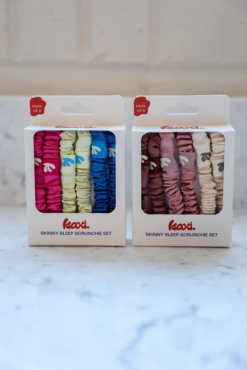 Skinny Satin Scrunchie Set