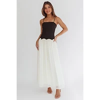 Two Toned Maxi Dress
