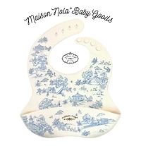 Toile Silicone Bib Baby