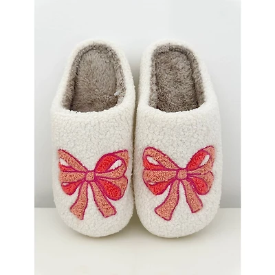 Luxe Bow Slippers