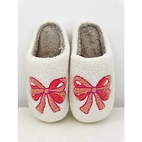 Luxe Bow Slippers