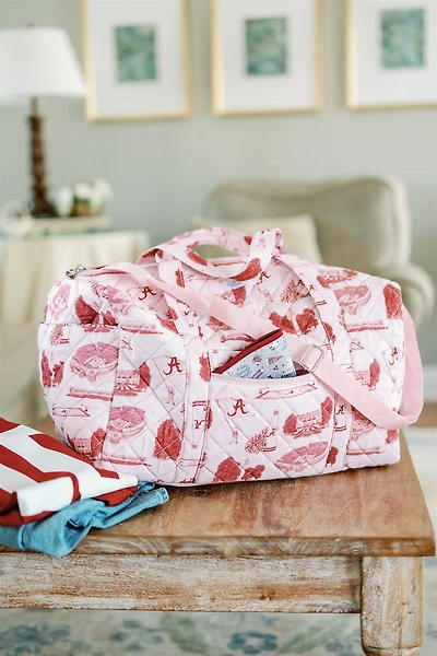 Licensed University of Alabama Quilted Duffle