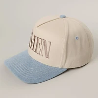 Blue Denim Amen Hat