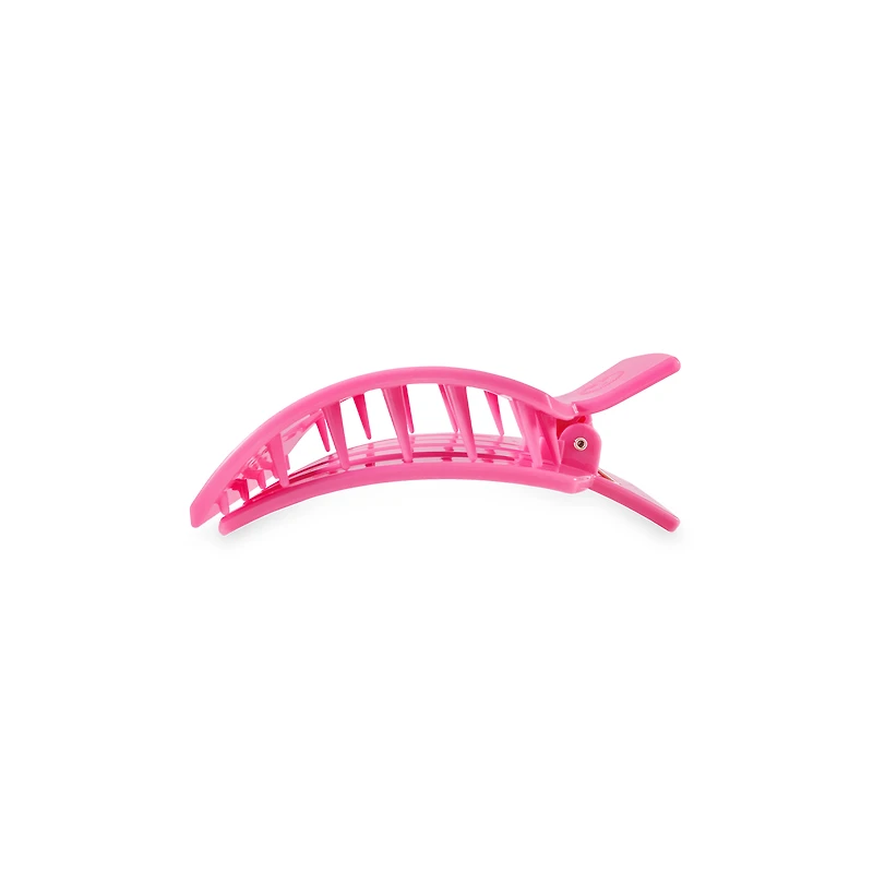 Square Flat Hair Clip | Small | Paradise Pink