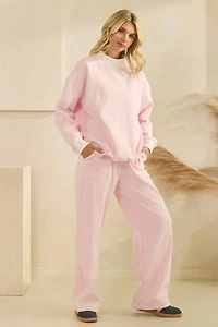 Pink Striped Lounge Pants