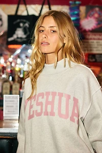 Gray YESHUA & YHWH Mockneck