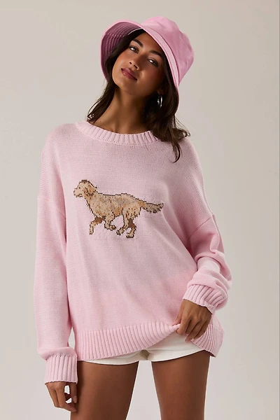 Pink Golden Retriever Sweater