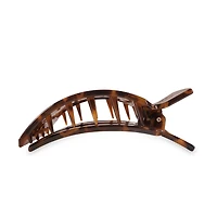 Square Flat Hair Clip | Large | Tortoise