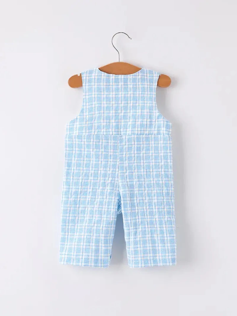 Back-To-School Embroidery Toddler Boys' Romper