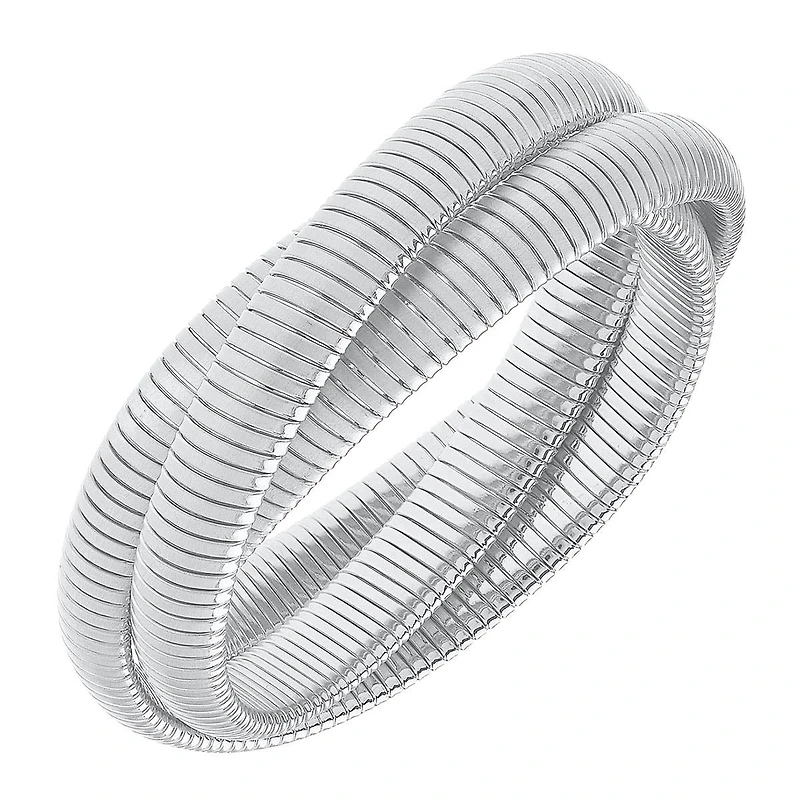 Gold Florence Interlocking Bangle