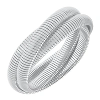 Gold Florence Interlocking Bangle