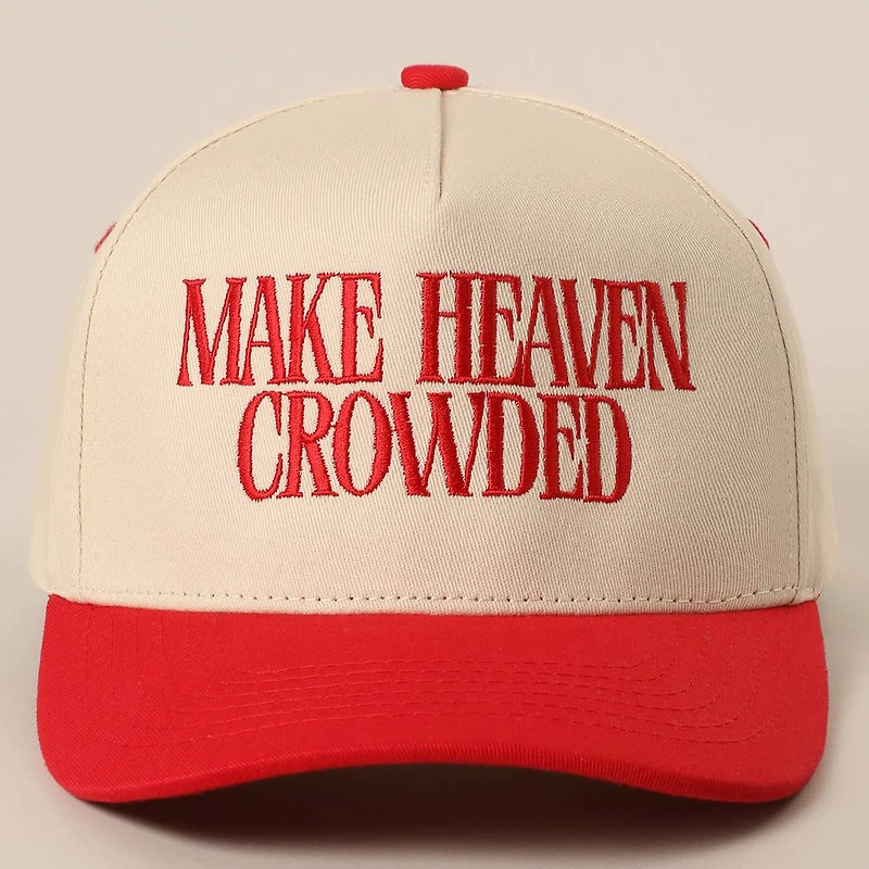 Red Make Heaven Crowded Trucker Hat