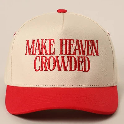 Red Make Heaven Crowded Trucker Hat