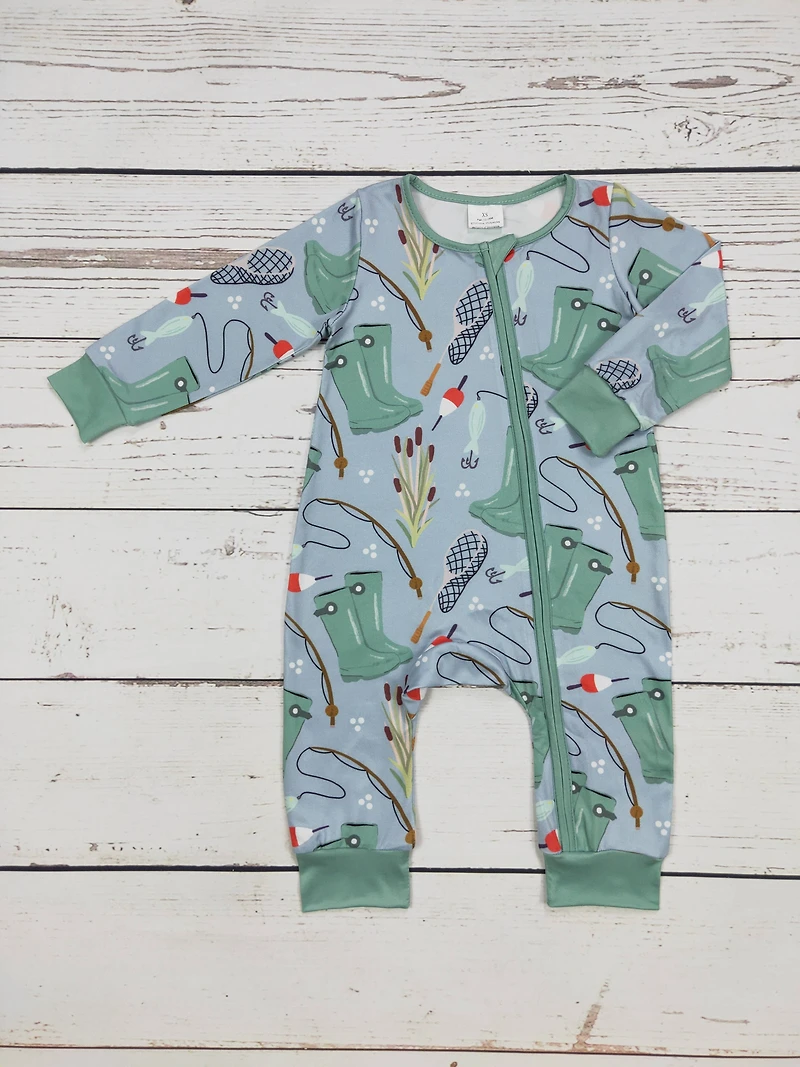 Baby Boy Fishing Zippy Sleeper
