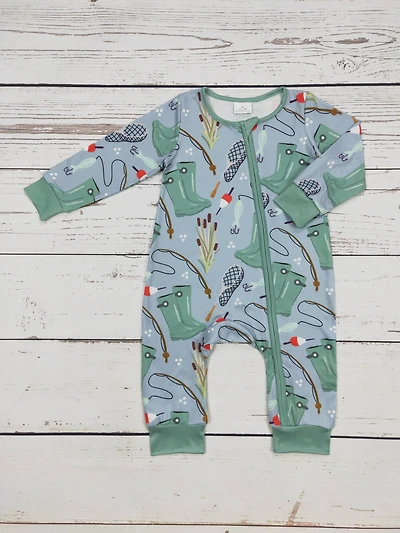 Baby Boy Fishing Zippy Sleeper