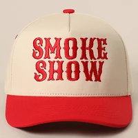 SMOKE SHOW Baseball Cap/ Red