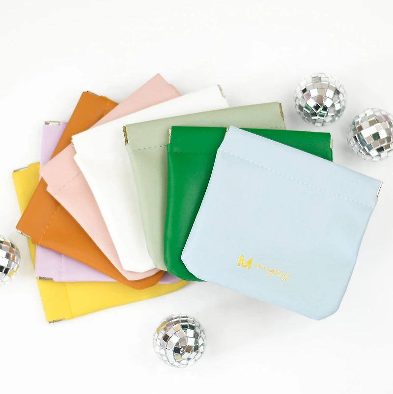 Yellow Squeeze Coin Purse Wallet