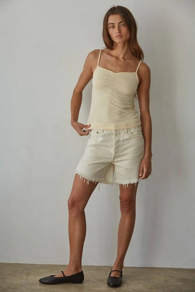 Yellow V-Neck Cami Top