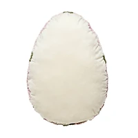 Shaped Gingham Easter Egg Hook Pillow