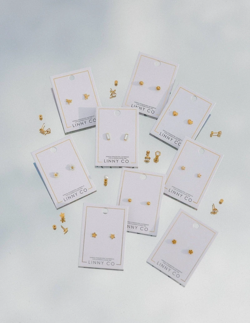 Screwback Stud Earrings Hadley