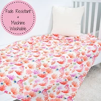 Under The Sea Beautiful Coral Baby Swaddle Blanket